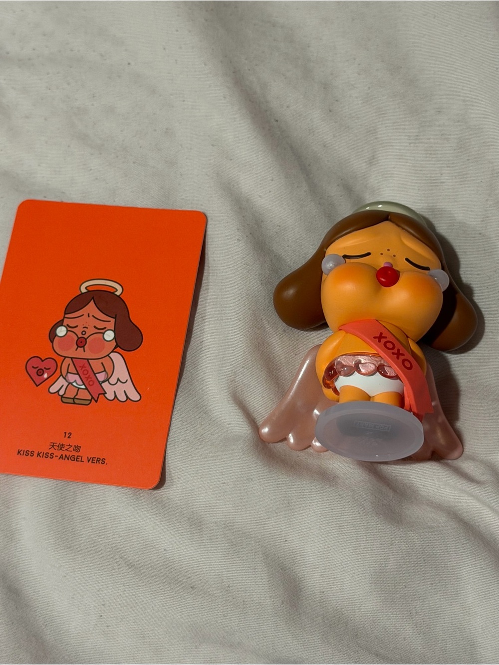 crybaby Kiss kiss angel figure from crying for love blind box series